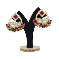 Kundan Blossom Drops Earrings