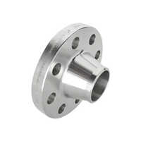 Carbon Steel Sorf Hub Flange - Stainless Steel, 10 Inch Size, Silver Color | Round Shape, Industrial Application, Corrosion Resistant, Heavy-duty Performance