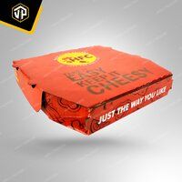 10 Inch  Diamond Shape Custom Printed Pizaa Boxes Manufacturer