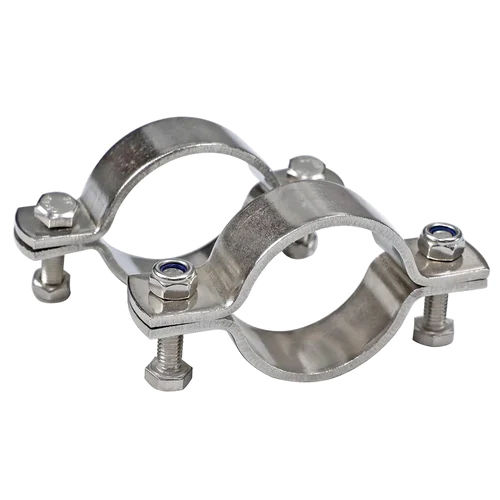 Ss Pipe Clamps - Color: Silver