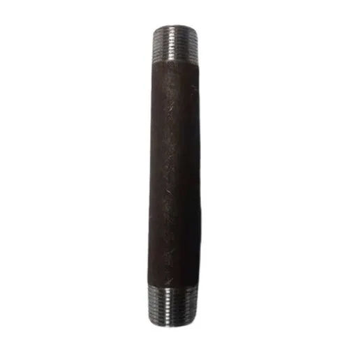 1 Inch Mild Steel Pipe Nipple - Color: Black