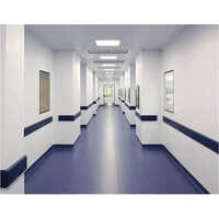 Hospital Vinyl Flooring - 2 Mm Thickness, Plain Surface Texture, Standard Size Non Anti-static