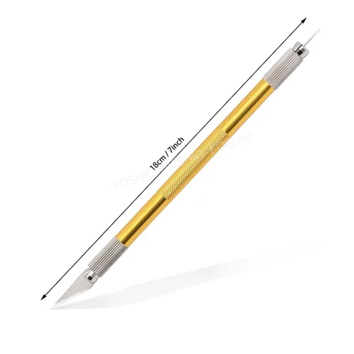 Air Bubble Release Pen And X-Acto Knife Combination
