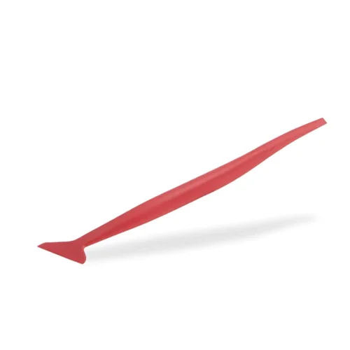 Red Micro Squeegee - Material: Flexible Plastic