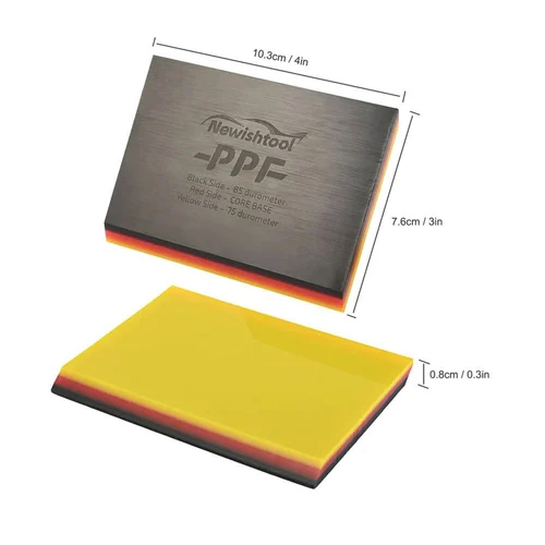 3-Layer Tpu Soft Ppf Carbon Fiber Vinyl Squeegee
