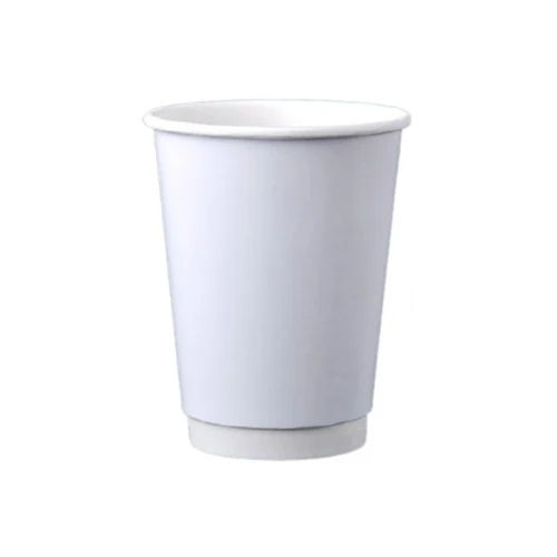 White Ripple Paper Cup - Pattern Type: Plain