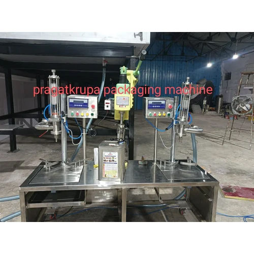 15 Kg Cooking Mustard Oil Tin Filling Machine - Automatic Grade: Automatic