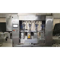 Automatic Mustard Oil Tin Filling Machine - Stainless Steel, 220-440 Volt, High Efficiency | Fully Automatic System For Precision Filling