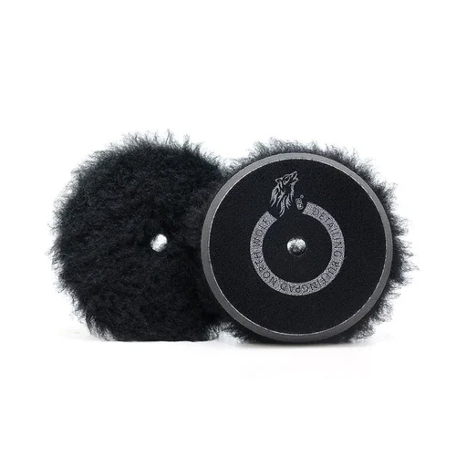 6 Inch Black Wool Buffing Pad