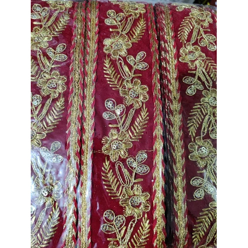 Velvet Embroidery Lace for Ladies Garments