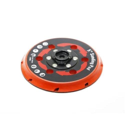 5 Inch Dual Action Backing Plate - Color: Red & Black