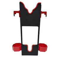 Viberis Wall Mount Polisher Holder - Color: Red & Black