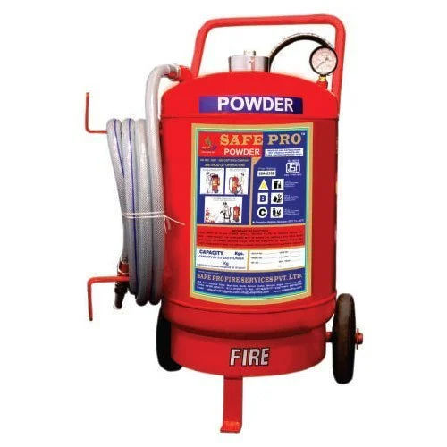 Abc Trolley Fire Extinguisher - Color: Red