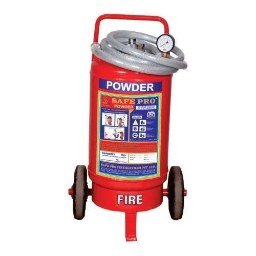 Dcp Trolley Fire Extinguisher - Color: Red