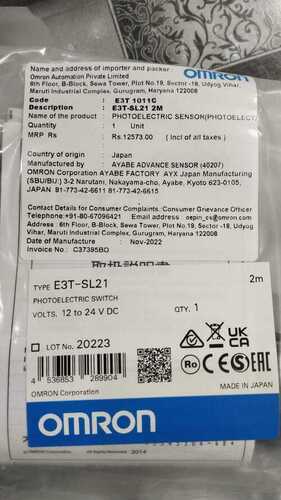 OMRON PHOTOELECTRIC SWITCH, E3T-SL21, E3T-SL23