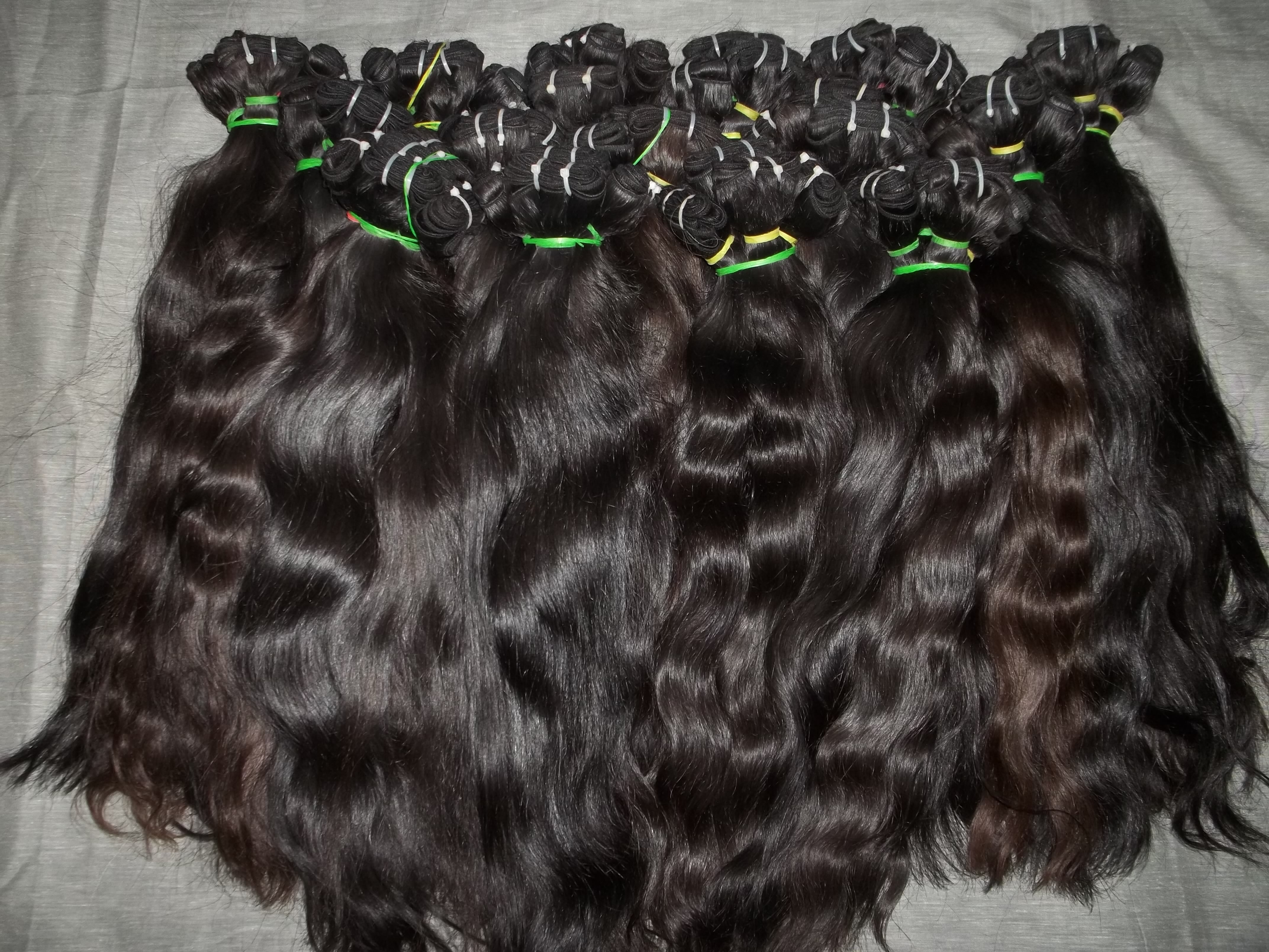 Machine weft Human Hair ( straight)