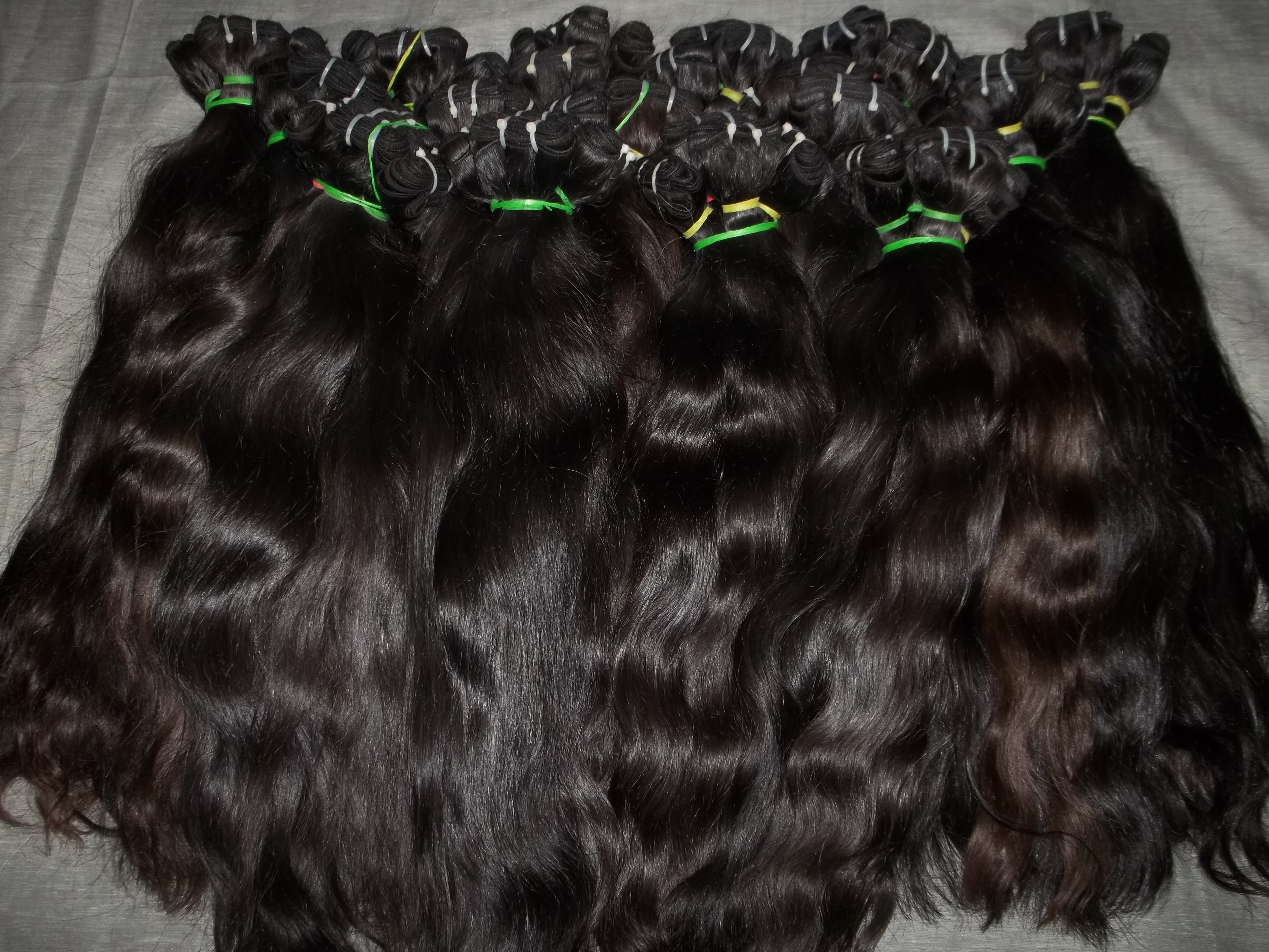 Machine weft Human Hair ( straight)