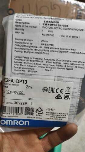 OMRON PHOTOELECTRIC SENSOR, E3FA-DP13