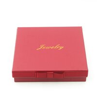 Delicated Ribbon Bow 2pc Cardboard Gift Box - Design: Customs