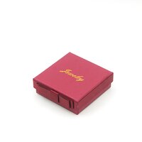 Fancy jewellry cardboard box santin bow gift box