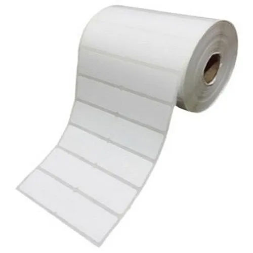 Plain White Barcode Label