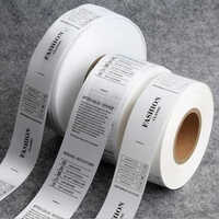 Taffeta Printed Rolls - Color: White