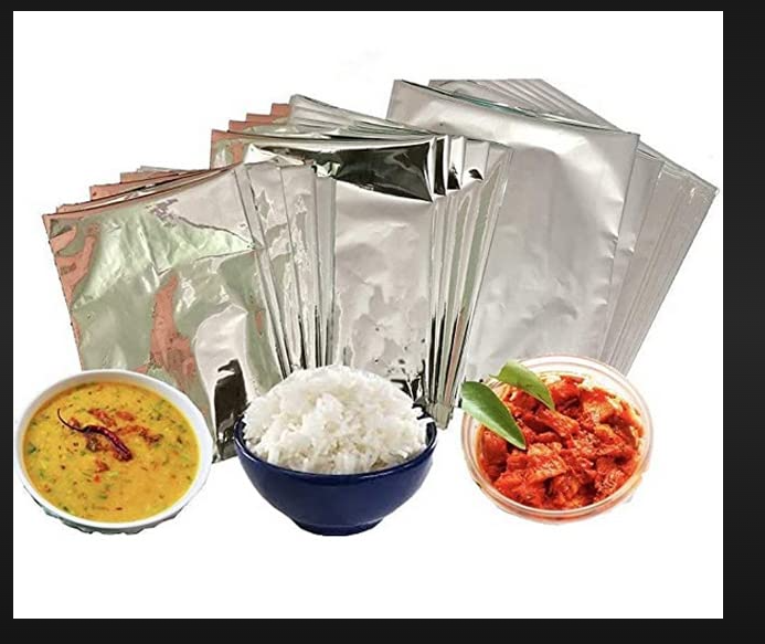 Silver pouch food packing 6"X8"