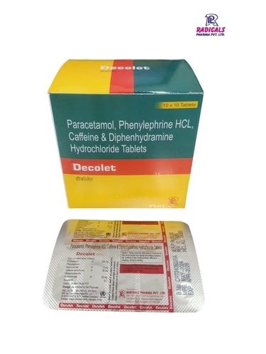 Paracetamol Caffeine Phenylephrine Tablet