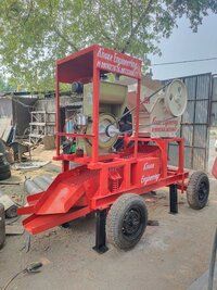 Semi Automatic Mobile Stone Crusher 10 Tph