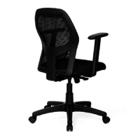 Nilkamal Diva Mid Back Mesh Chair (Black)