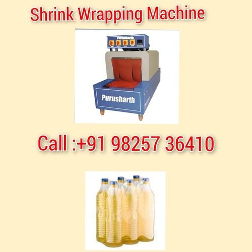 oil bottle shrink wrapping machine
