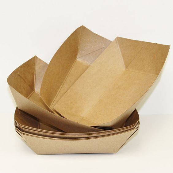 Paper Kraft Boat Tray