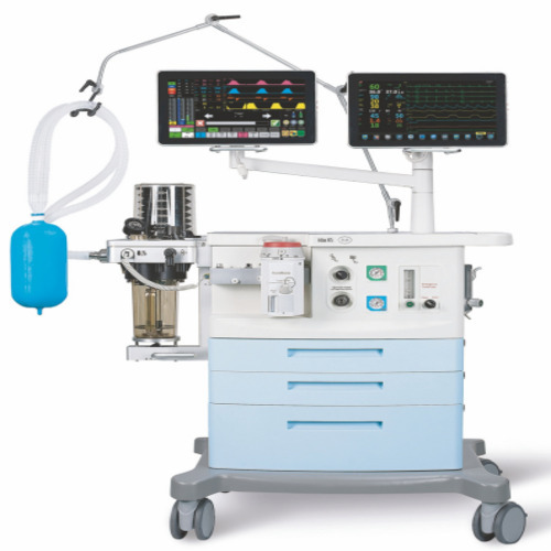 Atlas N7+ Anesthesia Machine - Color Code: White & Blue