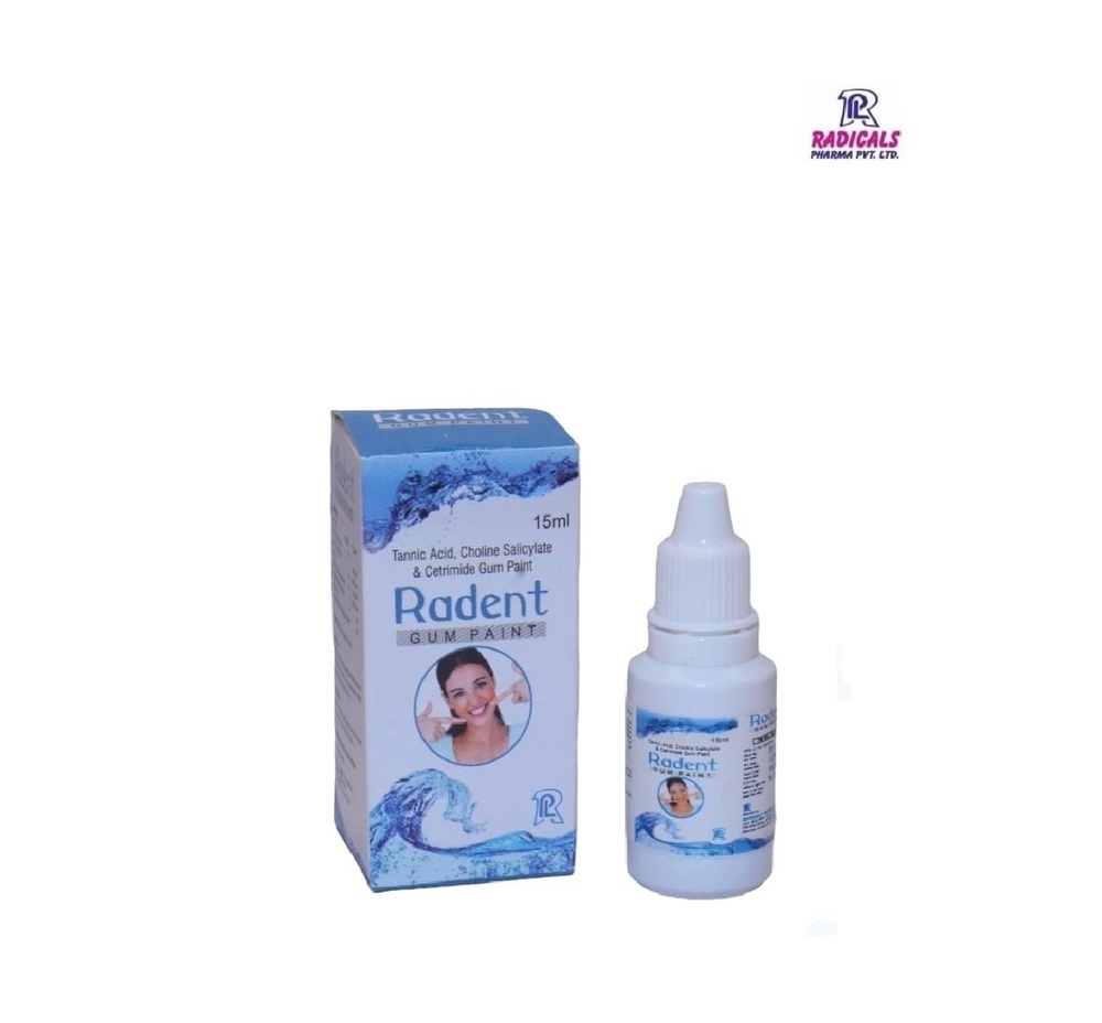 Tannic Acid Choline Salicylate Cetrimide Gum Paint - Age Group: Adult