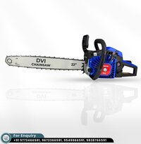 62cc Chain Saw Machine - Stainless Steel, 22 Inch Guide Bar, Red Color, 10000 Rpm, 550ml Fuel Tank, 7-9kg Weight | Ideal For Wood Cutting, Pruning, Orchard Care