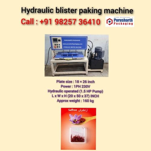 saffron blister packing machine