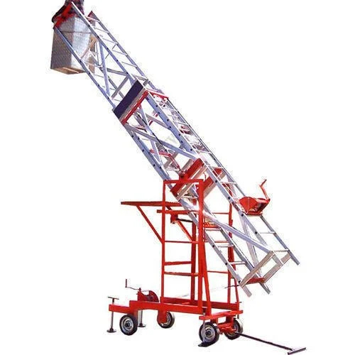 Tiltable Mobile Tower Extension Ladder