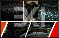 L Type Foundation Bolt - 12MM to 32MM Diameter, Polished Silver Finish, Durable Round Head Design