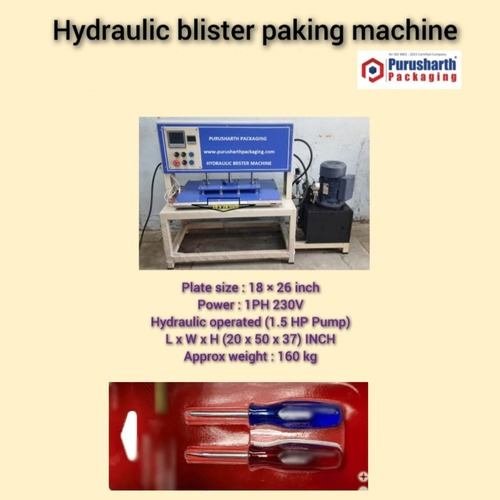 screw driver blister packing machine