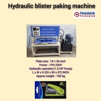 Stapler Blister Packing Machine - Automatic Grade: Semi-automatic
