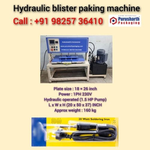 soldering iron blister packing machine