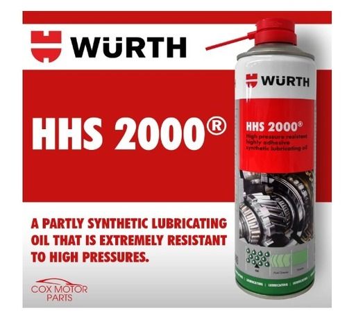 Wurth HHS 2000 Adhesive Synthetic Lubricant Spray