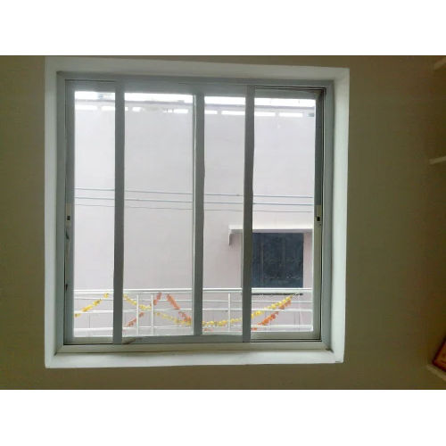 3 Track Upvc Glass Sliding Window - Application: Home/Villa