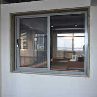 Aluminium Sliding Push Lock Window