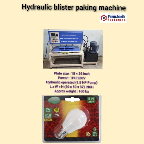 Led Bulb Blister Packing Machine