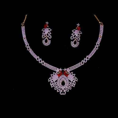 Indian Kundan Necklace Set - Earrings Type: Stud Earrings