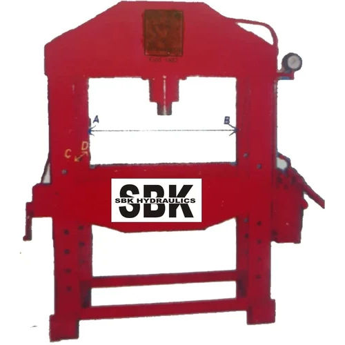 Fully Automatic Hydraulic Press - Color: Red