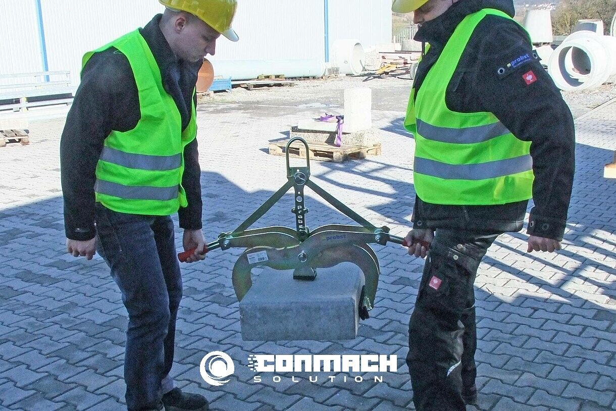 Mechanical Clamp Lifter For Border Stones, Slabs, Block Steps, Kerbstones