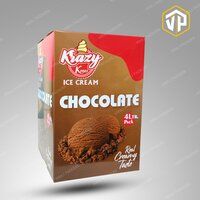 Premium Printed Ice Cream Packaging Box 4 ltr