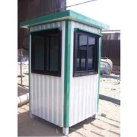 Modular Security Guard Cabin - Color: White